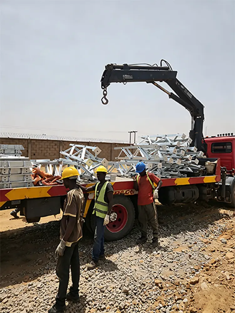 Напредок на лице место за проектот за 330 kV трафостаница Нигерија Zaria