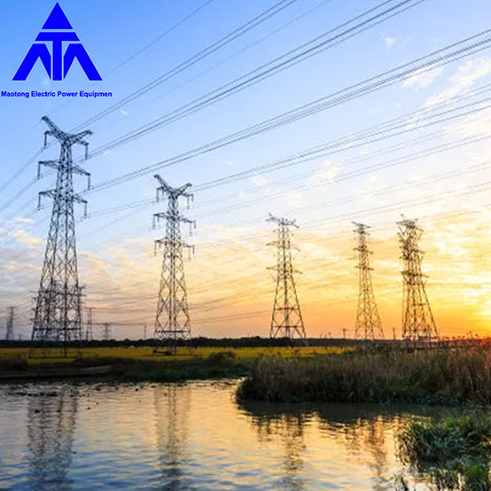 35KV 66KV Електрична енергија Аголна челична кула за паѓање