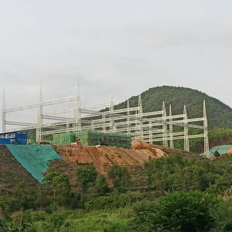 Челични конструкции на трафостаница за електричен пренос